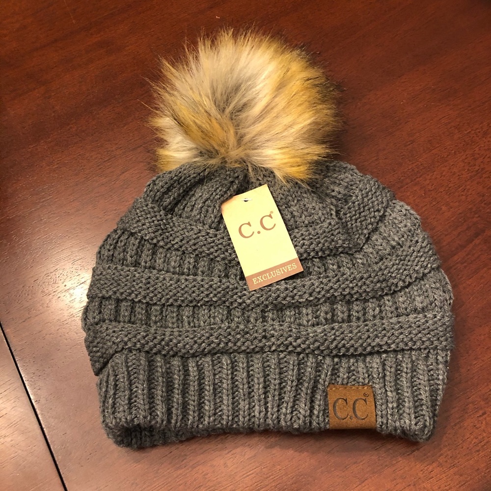 C.C. beanie with Pom